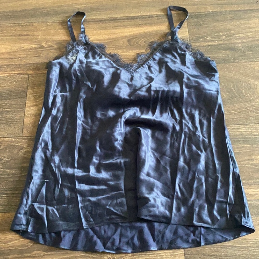 Irene Solid Silk Cami - image 1